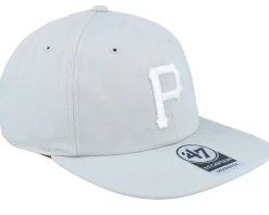 Snapback-47 Brand Pittsburgh Pirates Linscott Captain Rl Snapback - Grey