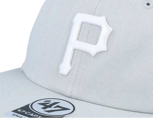 Snapback-47 Brand Pittsburgh Pirates Linscott Captain Rl Snapback - Grey