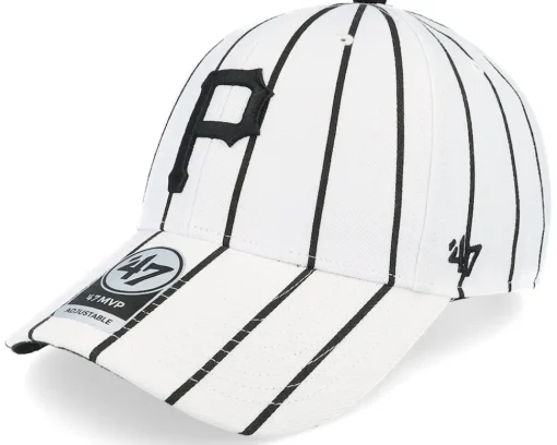Adjustable-47 Brand Pittsburgh Pirates MLB Bird Cage Mvp White Adjustable -