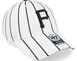 Adjustable-47 Brand Pittsburgh Pirates MLB Bird Cage Mvp White Adjustable -