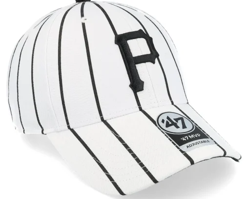 Adjustable-47 Brand Pittsburgh Pirates MLB Bird Cage Mvp White Adjustable -