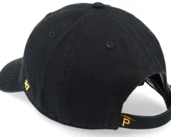Dad Cap-47 Brand Pittsburgh Pirates MLB Team Colour Clean Up Black/Yellow Dad Cap -