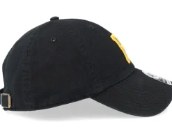 Dad Cap-47 Brand Pittsburgh Pirates MLB Team Colour Clean Up Black/Yellow Dad Cap -