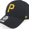 Adjustable-47 Brand Pittsburgh Pirates Raised Basic Mvp Black Adjustable -