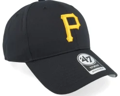 Adjustable-47 Brand Pittsburgh Pirates Raised Basic Mvp Black Adjustable -