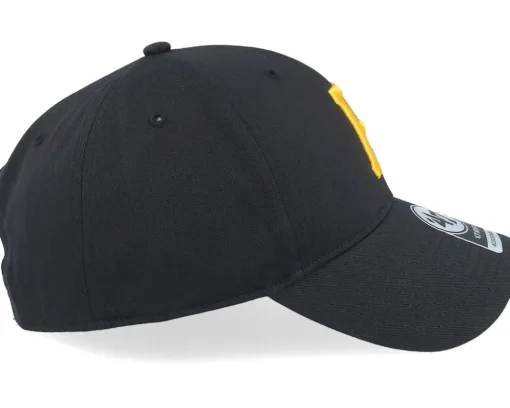 Adjustable-47 Brand Pittsburgh Pirates Raised Basic Mvp Black Adjustable -