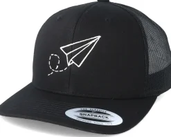 Best Origami Plane Black Trucker -