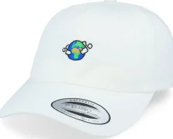 Discount Iconic Planet Earth White Dad Cap -