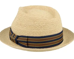 Best Stetson Player Raffia Natural Straw Hat -