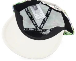 Dad Cap-Puma Players Edition Cap Frosted Ivory All Over Print Dad Cap -