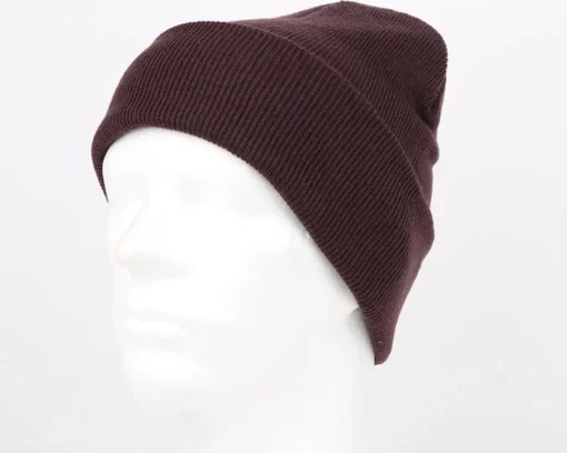 Blank Beanies-Beechfield Plum Cuff Blank Beanie - Purple