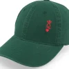 Fashion Iconic Poker Queen Crown Wai Washed Mom Cap - Green