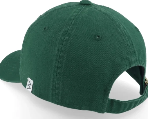 Fashion Iconic Poker Queen Crown Wai Washed Mom Cap - Green
