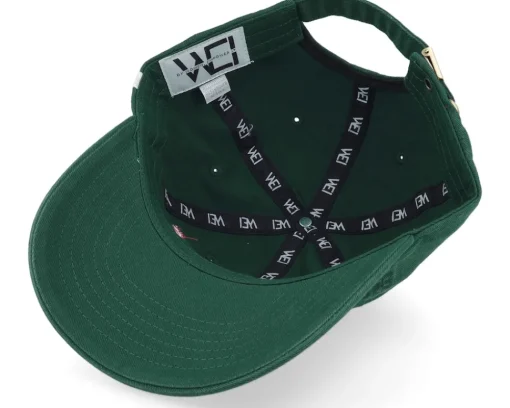 Fashion Iconic Poker Queen Crown Wai Washed Mom Cap - Green