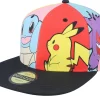 Clearance Difuzed Pokémon Multi Pop Art Snapback -