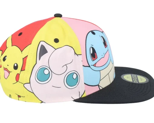 Clearance Difuzed Pokémon Multi Pop Art Snapback -