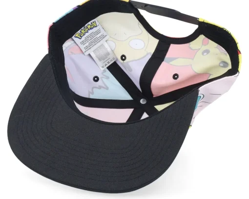 Clearance Difuzed Pokémon Multi Pop Art Snapback -