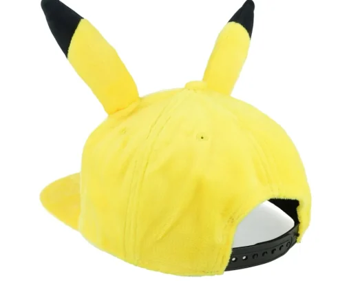 Snapback-Difuzed Pokémon Angry Pikachu Plush Yellow Snapback -