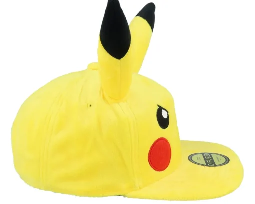 Snapback-Difuzed Pokémon Angry Pikachu Plush Yellow Snapback -
