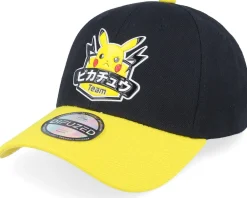 Online Difuzed Pokémon Badge Olympics Black/Yellow Adjustable -