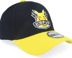 Online Difuzed Pokémon Badge Olympics Black/Yellow Adjustable -