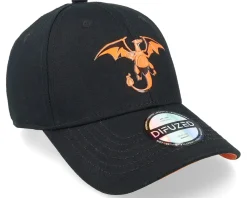 Best Difuzed Pokémon Charizard Black Adjustable -