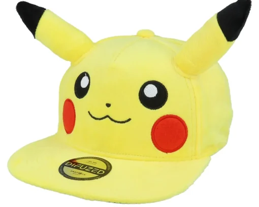 Snapback-Difuzed Pokémon Pikachu Plush Yellow Snapback -