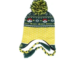 Online Difuzed Pokémon Sherpa Beanie Green/Yellow Pom -