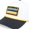 Adjustable-American Needle Polaroid Roscoe White/Black A-Frame Adjustable -
