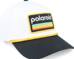 Adjustable-American Needle Polaroid Roscoe White/Black A-Frame Adjustable -
