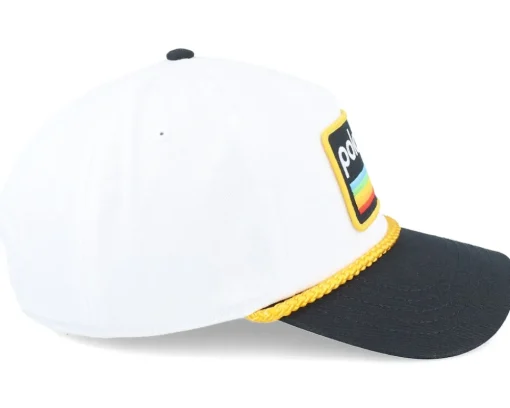 Adjustable-American Needle Polaroid Roscoe White/Black A-Frame Adjustable -