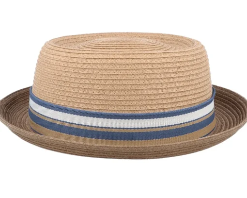 Hot Stetson Pork Pie Toyo Straw Hat -