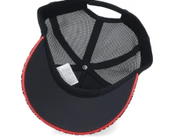 Motor-Porsche Motorsport Quoted All Over Print Black Trucker -
