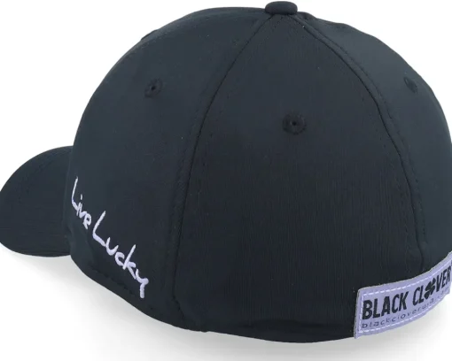 Flexfit-Black Clover Premium Clover 120 Black W Lavender Clover Flexfit -
