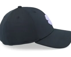 Flexfit-Black Clover Premium Clover 120 Black W Lavender Clover Flexfit -