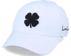 Sale Black Clover Premium Clover #1 White/Black Flexfit -