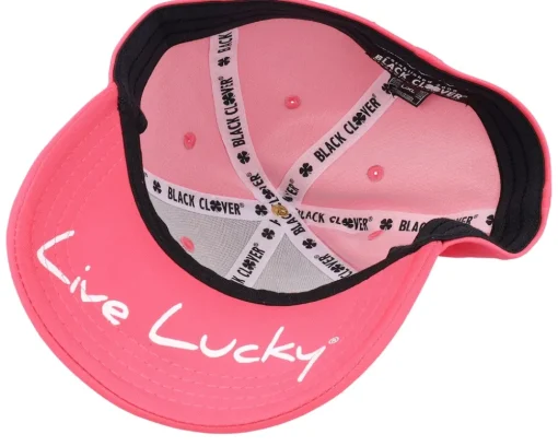 Discount Black Clover Premium Clover Psych Pink/White Flexfit -