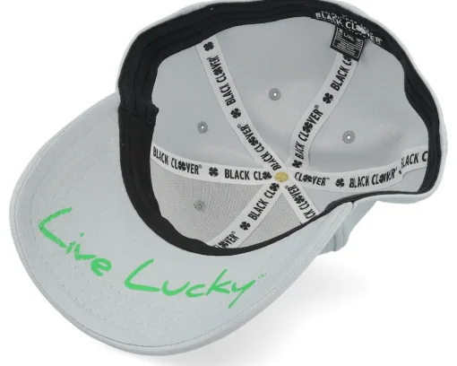 Best Black Clover Premium Clover Silver/Green Flexfit -