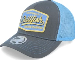 Trucker-Skillfish Premium Fishing 112 Split Charcoal/Columbia Blue Trucker - Grey