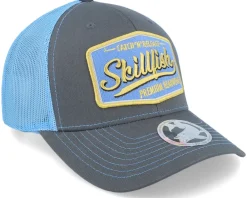 Trucker-Skillfish Premium Fishing 112 Split Charcoal/Columbia Blue Trucker - Grey