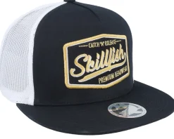 Trucker-Skillfish Premium Fishing Classic Black/White A-frame Trucker -