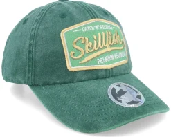 Online Skillfish Premium Fishing Vintage Washed Green Dad Cap -