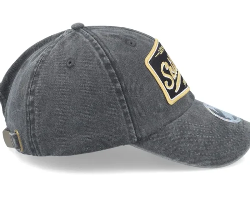 Online Skillfish Premium Fishing Vintage Washed Black Dad Cap -