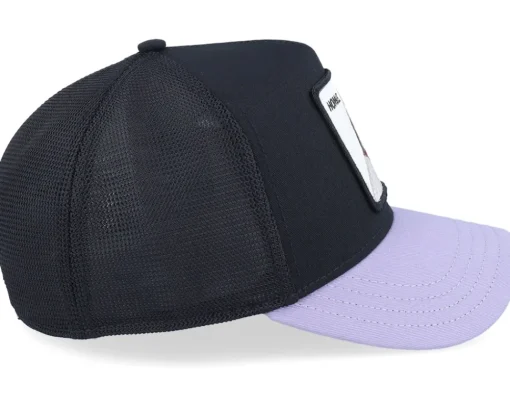 Clearance Goorin Bros. Premium Pigeon Black/Lavendel Trucker -