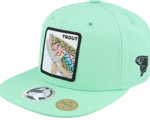 Snapback-Skillfish Pro Fishing Trout Teal Sustainable Snapback - Green