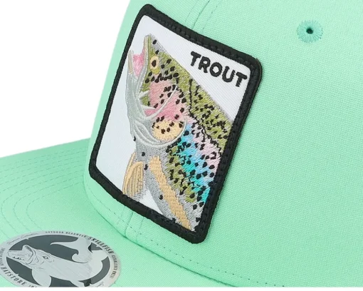 Snapback-Skillfish Pro Fishing Trout Teal Sustainable Snapback - Green
