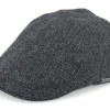 Fashion Wigéns Pub Cap Dark Grey Flat Cap - Black