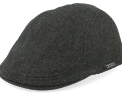 Online Wigéns Pub Cap Olive Melange Flat Cap -