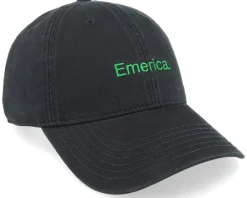 Skate-Emerica Pure Gold Dad Hat /Green Dad Cap - Black