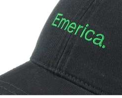 Skate-Emerica Pure Gold Dad Hat /Green Dad Cap - Black